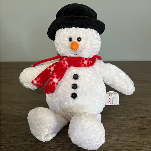 Gund‎ Wintery Snowman Purse Plush - Picture 1 of 6